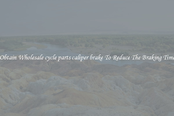 Obtain Wholesale cycle parts caliper brake To Reduce The Braking Time