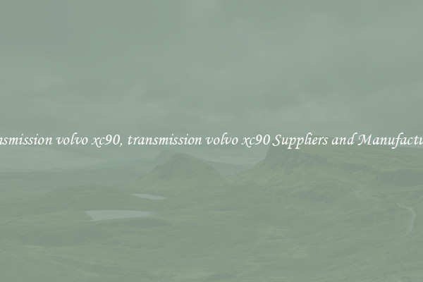 transmission volvo xc90, transmission volvo xc90 Suppliers and Manufacturers