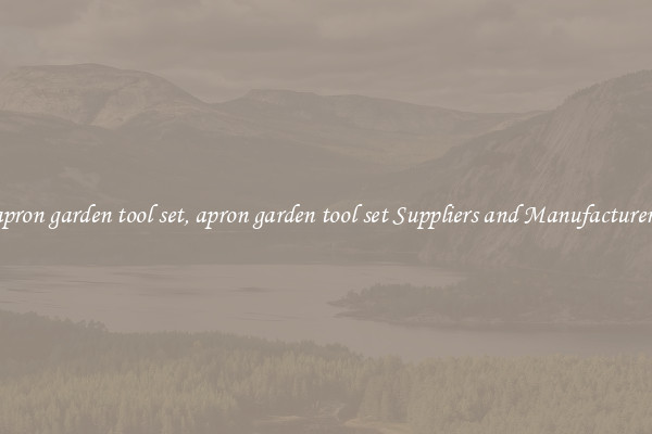 apron garden tool set, apron garden tool set Suppliers and Manufacturers