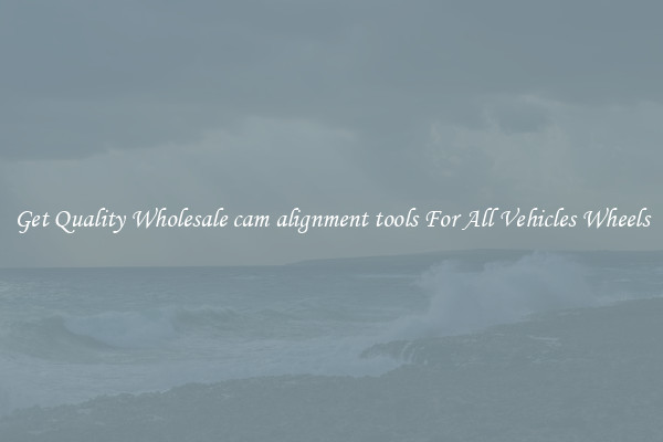 Get Quality Wholesale cam alignment tools For All Vehicles Wheels